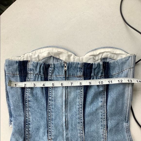 JEAN ATELIER Denim Dress Size 0 - Picture 7 of 9